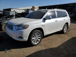 Toyota Highlander Hybrid Limited Vehiculos salvage en venta: 2008 Toyota Highlander Hybrid Limited