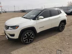 Jeep salvage cars for sale: 2018 Jeep Compass Limited