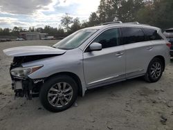 Salvage cars for sale at Waldorf, MD auction: 2014 Infiniti QX60