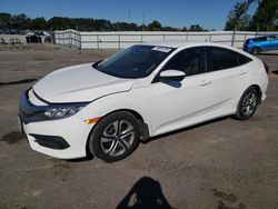 Salvage cars for sale at Dunn, NC auction: 2017 Honda Civic LX