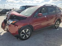 Subaru salvage cars for sale: 2018 Subaru Forester 2.5I Premium