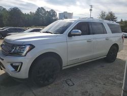 Ford salvage cars for sale: 2018 Ford Expedition Max Platinum