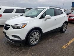 Salvage cars for sale at Woodhaven, MI auction: 2018 Buick Encore Preferred