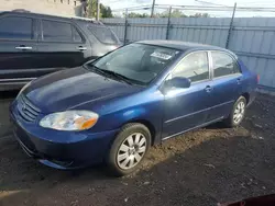 Toyota salvage cars for sale: 2004 Toyota Corolla CE