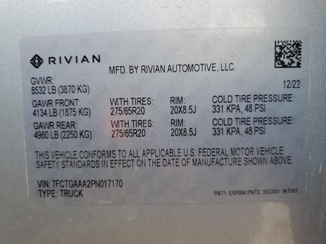 2023 Rivian R1T Adventure