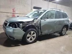 Salvage cars for sale at Blaine, MN auction: 2016 Subaru Forester 2.5I Premium