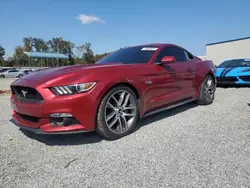 Salvage cars for sale at Spartanburg, SC auction: 2016 Ford Mustang GT