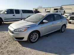 2015 Ford Focus SE en venta en Kansas City, KS