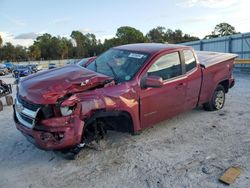 Salvage cars for sale from Copart Fort Pierce, FL: 2017 Chevrolet Colorado LT