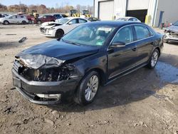 Salvage cars for sale at Duryea, PA auction: 2013 Volkswagen Passat SEL