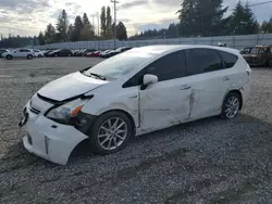 Toyota salvage cars for sale: 2012 Toyota Prius V