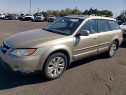 Carros salvage a la venta en subasta: 2008 Subaru Outback 3.0R LL Bean