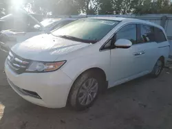 Salvage cars for sale at Riverview, FL auction: 2016 Honda Odyssey SE