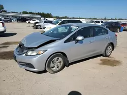 Salvage cars for sale from Copart Harleyville, SC: 2013 Honda Civic LX