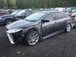 Salvage cars for sale at Graham, WA auction: 2017 Ford Focus ST