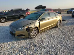 Salvage cars for sale at Taylor, TX auction: 2013 Ford Fusion SE