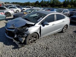 Salvage cars for sale at Memphis, TN auction: 2019 Chevrolet Cruze LT