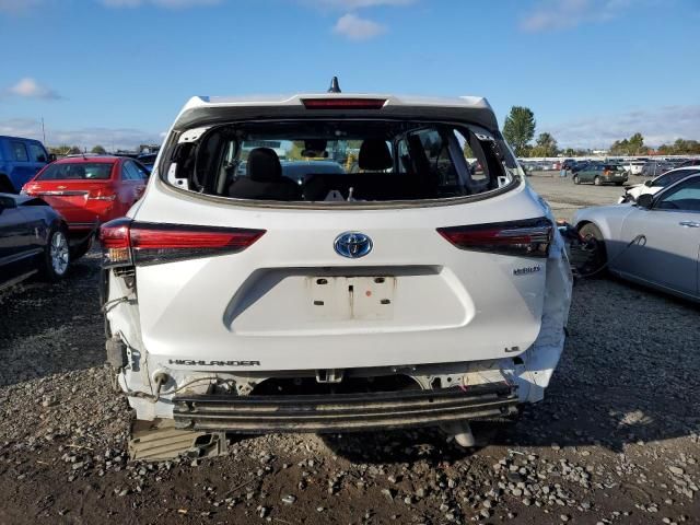 2023 Toyota Highlander Hybrid LE