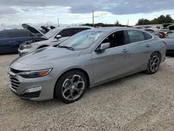 Chevrolet salvage cars for sale: 2024 Chevrolet Malibu LT