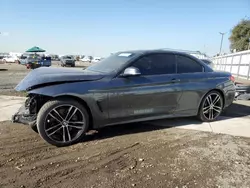 BMW 4 Series salvage cars for sale: 2017 BMW 440I