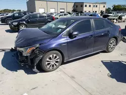 Toyota Corolla le salvage cars for sale: 2021 Toyota Corolla LE