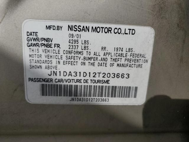 2002 Nissan Maxima GLE