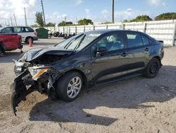 Salvage cars for sale at Miami, FL auction: 2021 Toyota Corolla LE