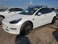 Salvage cars for sale at Riverview, FL auction: 2022 Tesla Model 3