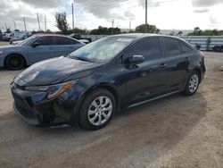 Salvage cars for sale at Miami, FL auction: 2021 Toyota Corolla LE