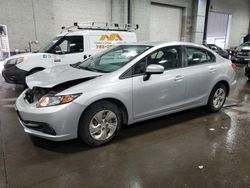 Salvage cars for sale at Ham Lake, MN auction: 2015 Honda Civic LX