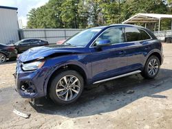 Salvage cars for sale at Austell, GA auction: 2021 Audi Q5 Premium