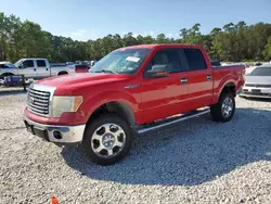 Salvage cars for sale at Houston, TX auction: 2010 Ford F150 Supercrew