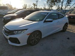 Flood-damaged cars for sale at auction: 2018 Honda Civic SI