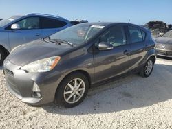 Salvage cars for sale at Arcadia, FL auction: 2012 Toyota Prius C