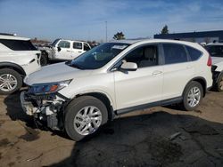 Salvage cars for sale at Woodhaven, MI auction: 2015 Honda CR-V EX