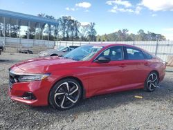 Honda salvage cars for sale: 2021 Honda Accord Sport SE