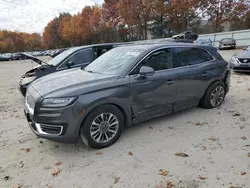 Lincoln Vehiculos salvage en venta: 2019 Lincoln Nautilus Select