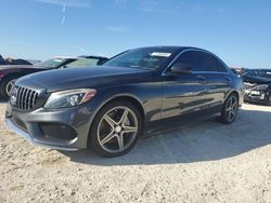 Flood-damaged cars for sale at auction: 2015 Mercedes-Benz C 300 4matic