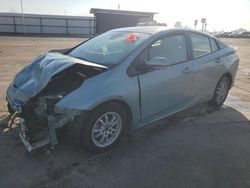 Salvage cars for sale from Copart Fresno, CA: 2016 Toyota Prius