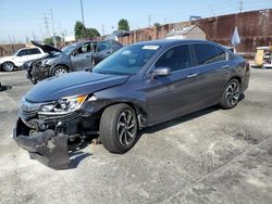 Salvage cars for sale from Copart Wilmington, CA: 2017 Honda Accord EX