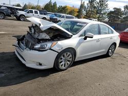 Salvage cars for sale at Denver, CO auction: 2015 Subaru Legacy 2.5I Premium