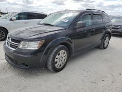 Salvage cars for sale from Copart Arcadia, FL: 2016 Dodge Journey SE