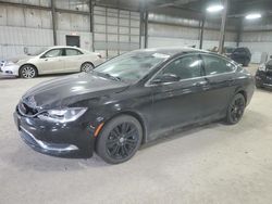 Salvage cars for sale at Des Moines, IA auction: 2016 Chrysler 200 Limited