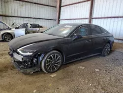 Salvage cars for sale at Houston, TX auction: 2023 Hyundai Sonata Limited