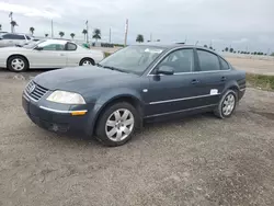 Volkswagen Vehiculos salvage en venta: 2003 Volkswagen Passat GLX 4MOTION