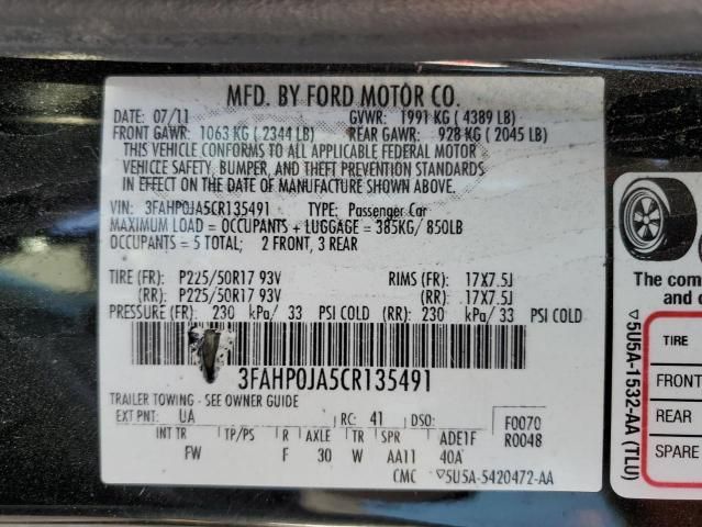 2012 Ford Fusion SEL