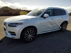 Volvo salvage cars for sale: 2022 Volvo XC90 T6 Inscription