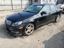 Mercedes-Benz salvage cars for sale: 2012 Mercedes-Benz C 250