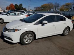 Salvage cars for sale at Moraine, OH auction: 2013 Honda Civic LX