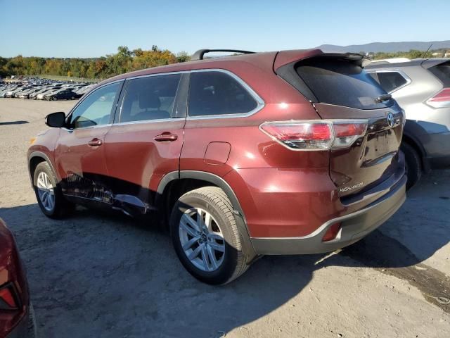 2016 Toyota Highlander LE